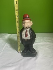 Vintage Wimpy Bank 8.5" Cast Metal Popeye Character Coin Bank Collectible