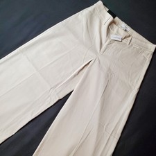Banana Republic Women's Size 12 NWT Stretch-Cotton Icon Trouser Beige 851200