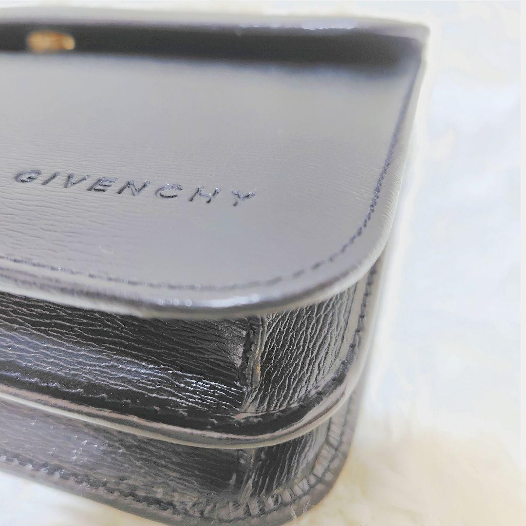 GIVENCHY clutch bag in plain black leather thumbnail 6