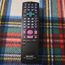 Sharp RRMCG0235AJSB VCR Remote Control No Bat...