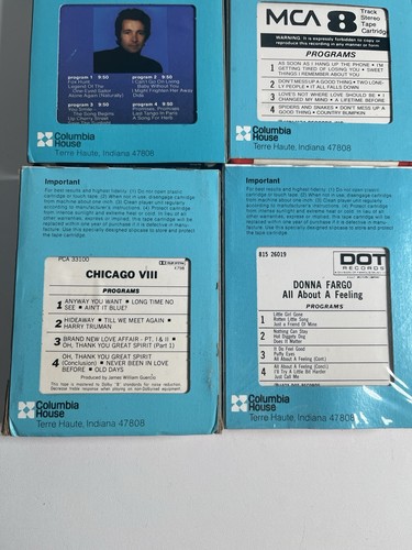 8‑Track Tape Lot (16) Country/Pop – Includes Sealed Donna Fargo + Chicago VIII - Imagen 14 de 24