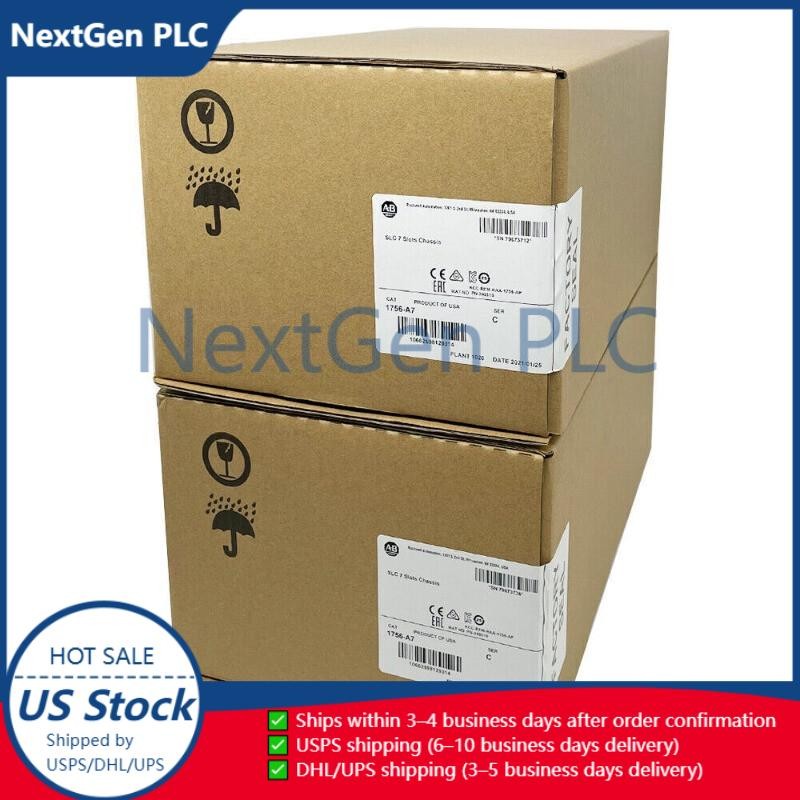 Brand New Factory Sealed Allen-Bradley 1756-A7 ControlLogix 7 Slots Chassis
