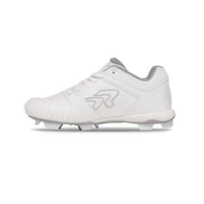 Ringor Flite Softball Cleat With Pitching Toe Molded Women's Softball- White