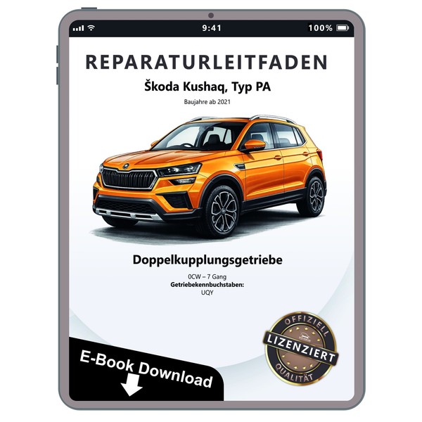 Skoda Kushaq Ab 2021 7 Gang Automatikgetriebe DSG DKG 0CW Reparaturanleitung PDF-image