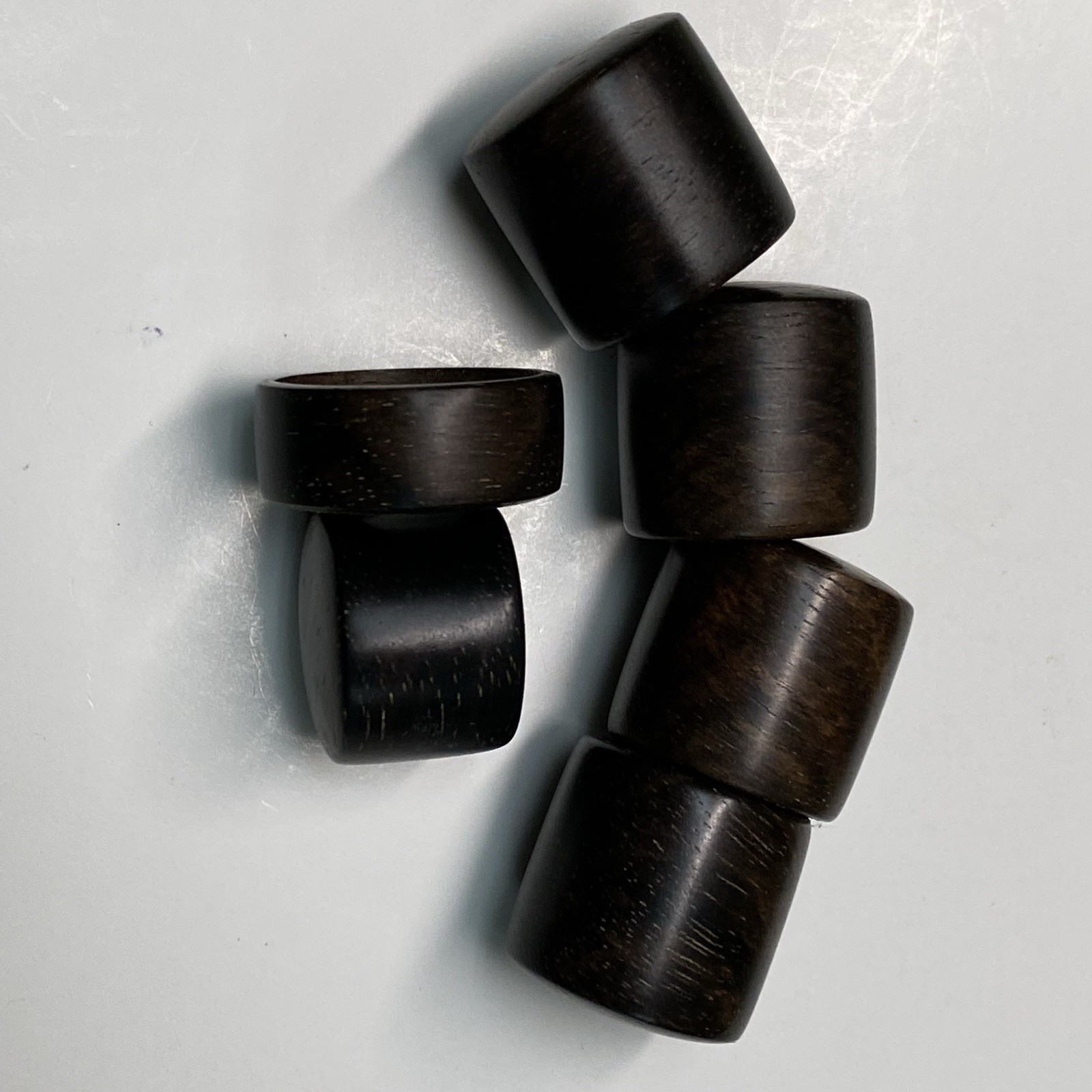 5 EBONY, 4 TON/VOL.+1 STACKED KNOB, FRENCH POL ISH, PACKED AS Pix, Hex ...