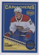 2019 O-Pee-Chee Platinum Retro Rookie Rainbow Blue 33/149 Cale Fleury #R-99 0d7y
