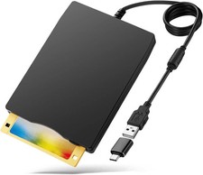 USB Floppy Disk Reader, 3.5 inch External Portable 1.44 MB FDD Floppy Di