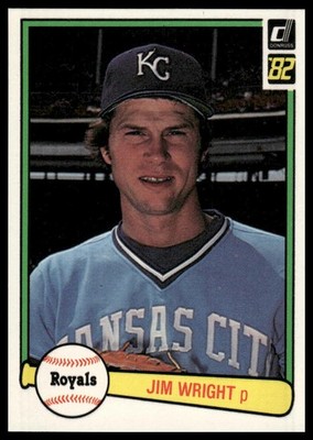 1982 Donruss #490 Jim Wright MINT Kansas City Royals