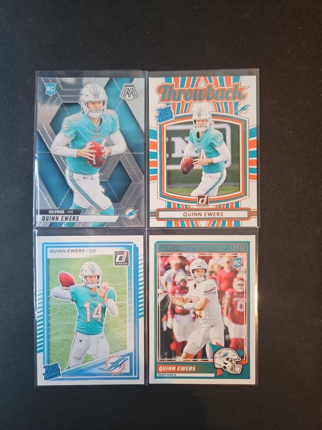 Quinn Ewers 2025 RC Lot 4 Cards