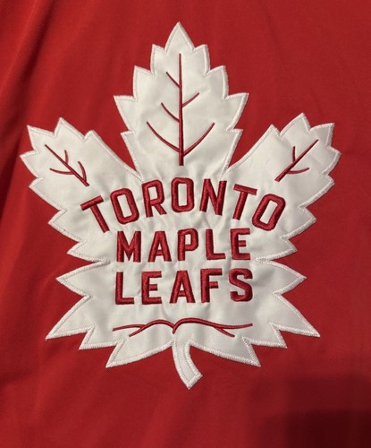 Seltenes rotes Toronto Maple Leafs Auston Matthews #34 Trikot Adidas Größe L - Bild 5 von 10