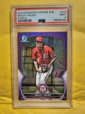 2023 Bowman Chrome M/B Brady House Purple #212 PSA 9 #298/299