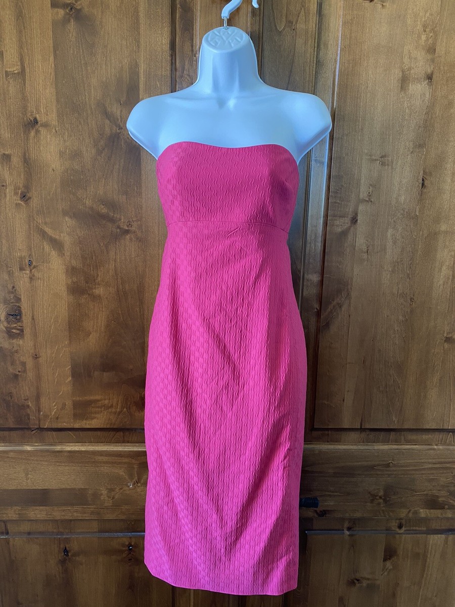 j crew pink strapless dress J Crew Pink Strapless Dress (Size: 0)