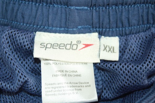 Speedo Mens Shorts 2XL Blue Mesh Drawstring Swimwear Swimming Beach Holiday - Picture 4 of 14