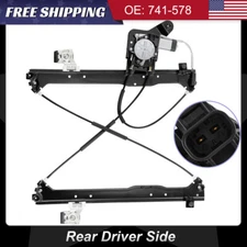 Rear Driver Side Power Window Regulator Motor for GMC Yukon Silverado 1500 2500