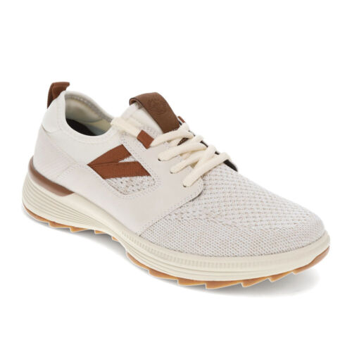 Dockers Mens Adan Knit and Synthetic Leather Casual Lace Up Sneaker Shoe