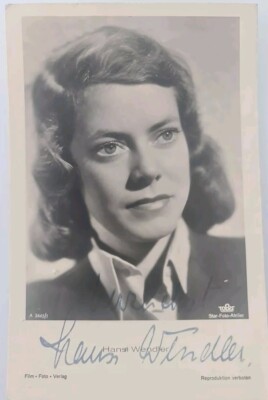 HANSI WENDLER Autogramm Signiert Autograph Signed Original 9x14cm Autogrammkarte