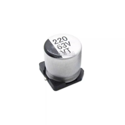 100PCS NEW Chip aluminum electrolytic capacitor 63V220UF 10*10.5