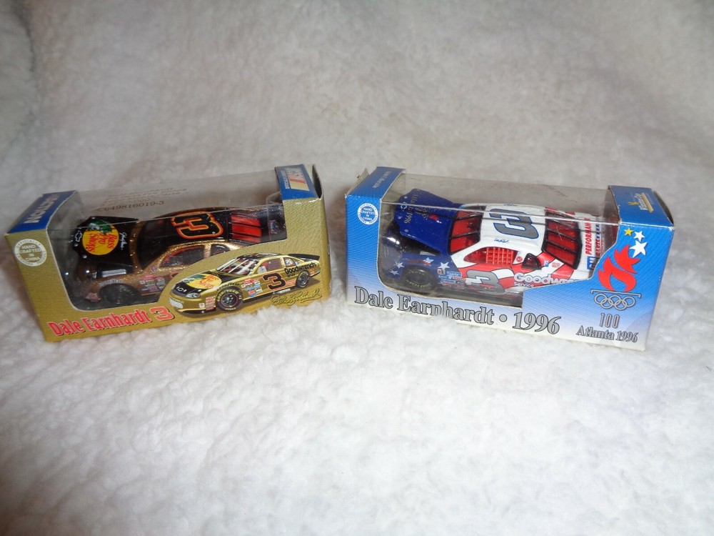 2 ~ Dale Earnhardt Nascar Collectible Cars 1/64 Action Bass Pro Olypmic