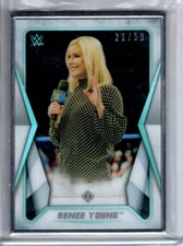 2020 Topps WWE Transcendent Collection RENEE YOUNG #35 Silver Framed 26/50