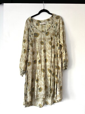 Yellow Natalie Martin XS Fiore Midi Dress