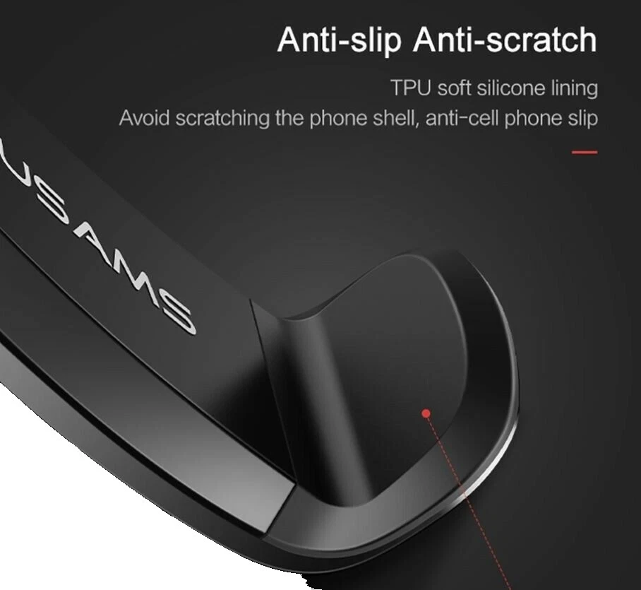 Celular Preto USAMS Suportes e Suportes para Apple