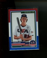 2023 Panini USA Baseball Stars and Stripes Red White and Blue #28 Chandler Hart