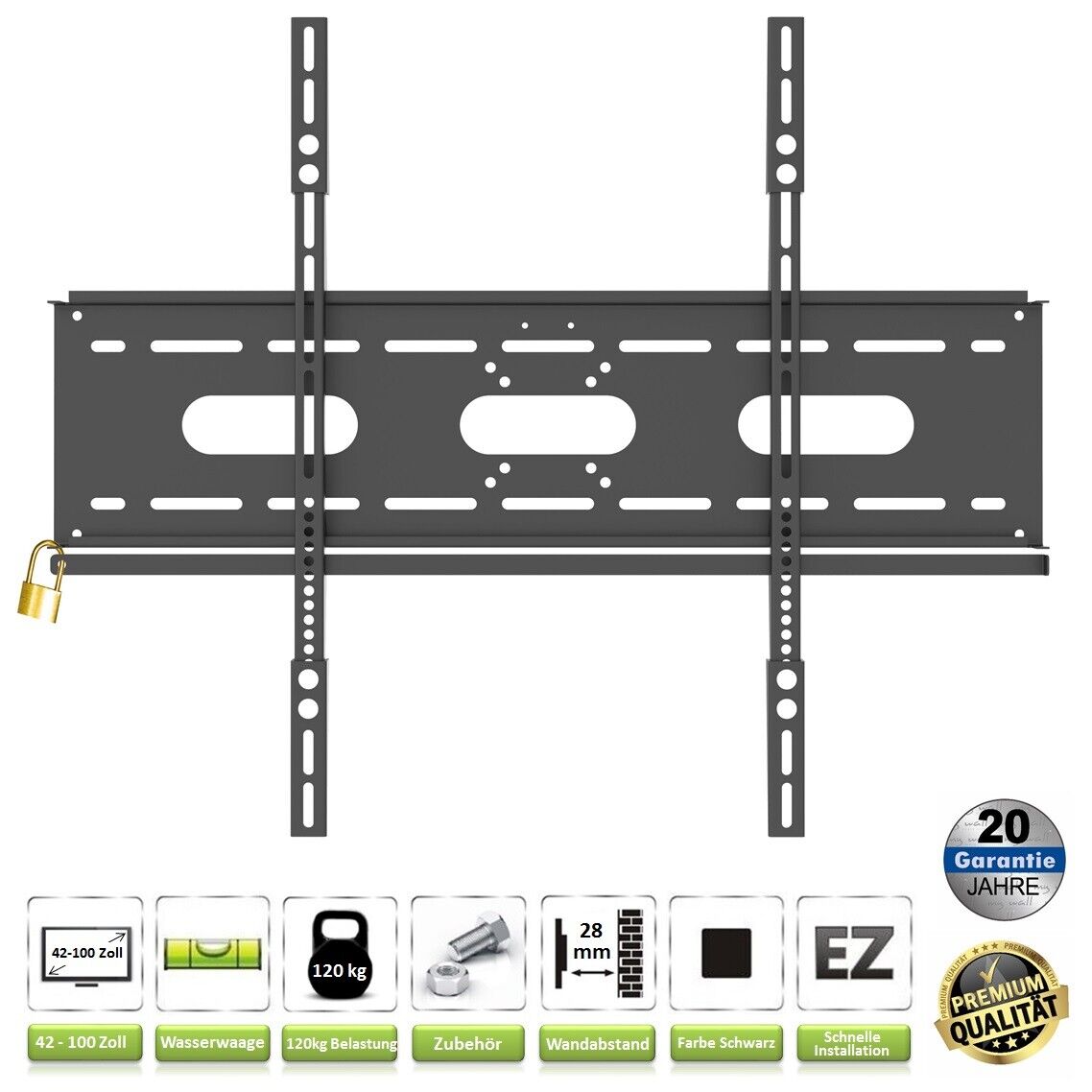 TV Fernseher Wandhalterung A164 Halter für LG 75 Zoll 75UP77009LB Halterung