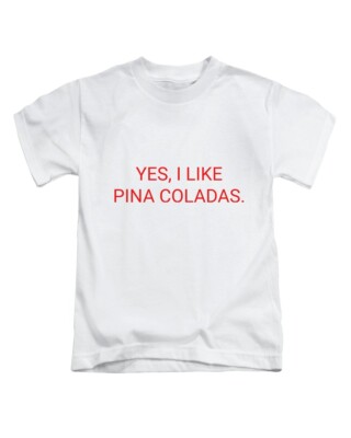 Lustiges Baumwoll-T-Shirt Ja, ich mag Pina Coladas Erwachsene Alkohol Cocktail Geschenk Geschenk