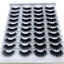 miniatura 7  - 3-20 para 3D Natural Bushy Cross Fałszywe rzęsy Mink Hair Eye Lashes Black Nowy