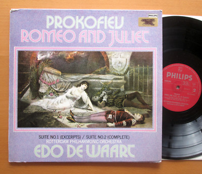 Philips 6500 640 Prokofiev Romeo & Juliet Edo De Waart Rotterdam Phil 1974 NM/VG
