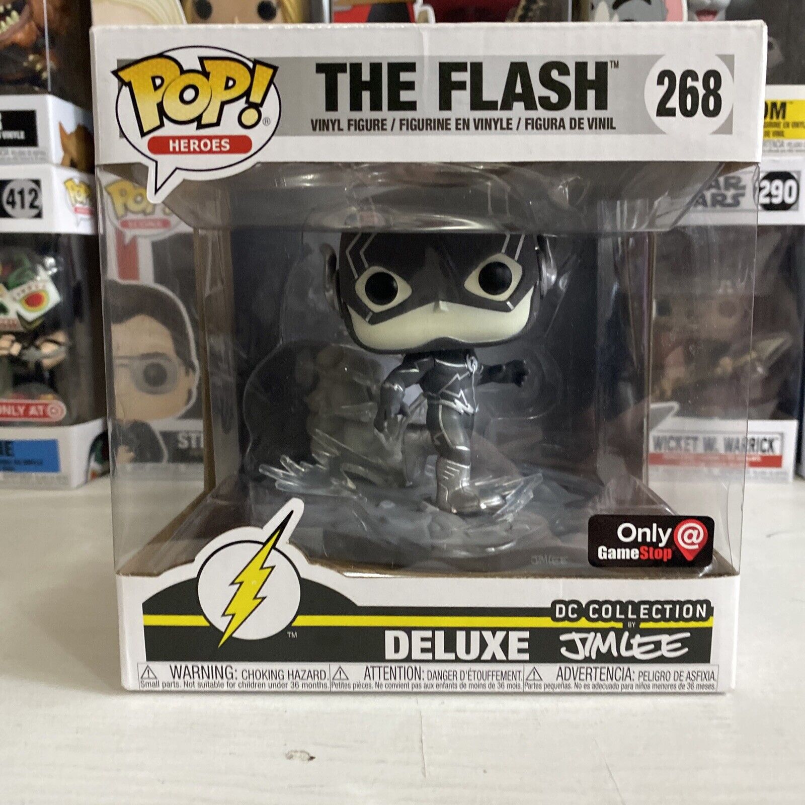 Funko Pop The Flash #268 DC Collection By Jim Lee GameStop
