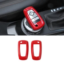 Red Key Fob Cover Case Skin Shell Cap For Ford F150 18+/Bronco/Bronco Sport 21+