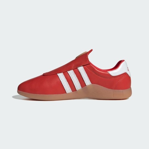New Adidas Women's Taekwondo MEI Shoes - Red (JR2646) - Picture 5 of 7