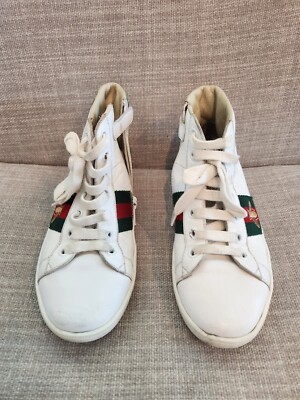 Gucci Ace High Top Kid's Sneakers - white - 526167 | eBay
