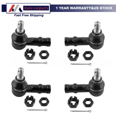 4pc Front Inner & Outer Tie Rod for Honda Passport Isuzu Rodeo Amigo ES2953
