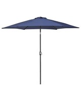 Market Garden Parasol  2.7 m Navy Blue VARESE