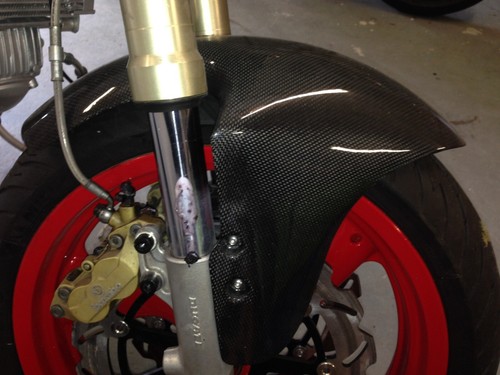 Ducati monster 900 carbon fibre fiber front fender 1992-1998 - Bild 5 von 5