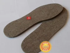Natural Wool 100% FELT INSOLES SHOES WOMEN MEN ANY SIZES Thickness 5 mm