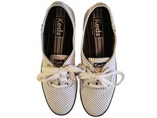 Women  s KEDS Blue/White Boat Shoes Size 8M