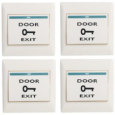 4pcs/lot Pack 12V Push Exit Release Button Switch For Door Access Control System