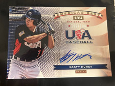 SCOTT HURST 2013 Panini USA Baseball Stars & Stripes AUTO #'d/100
