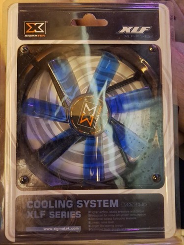 Xigmatek XLF-F1454 Computer Fan For Case Or CPU 140mm X 140mm, 1000 RPM, LED