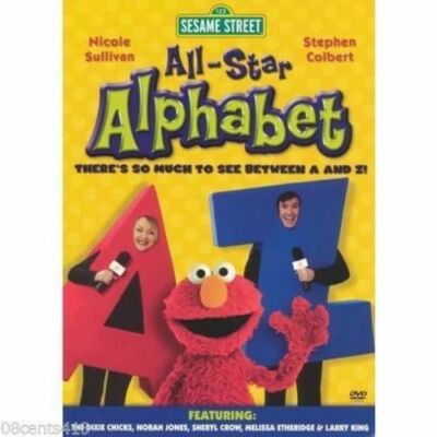 All Star Alphabet - Sesame Street (DVD, 2005) Nicole Sullivan