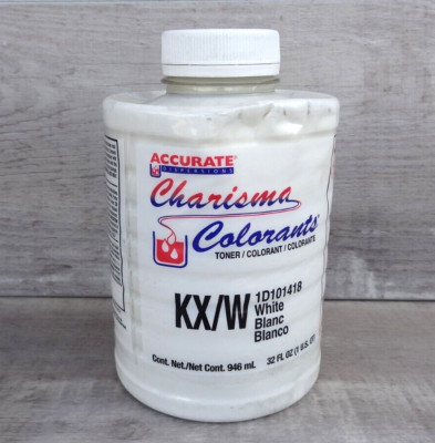 Accurate CHARISMA ACC001418-14 Colorant Toner KX/W 1D101418 ~ White ~ 32 fl oz