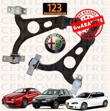 Kit 2 Coppia Bracci Oscillanti Anteriori Inferiori Alfa Romeo 147 156 GT Trapezi