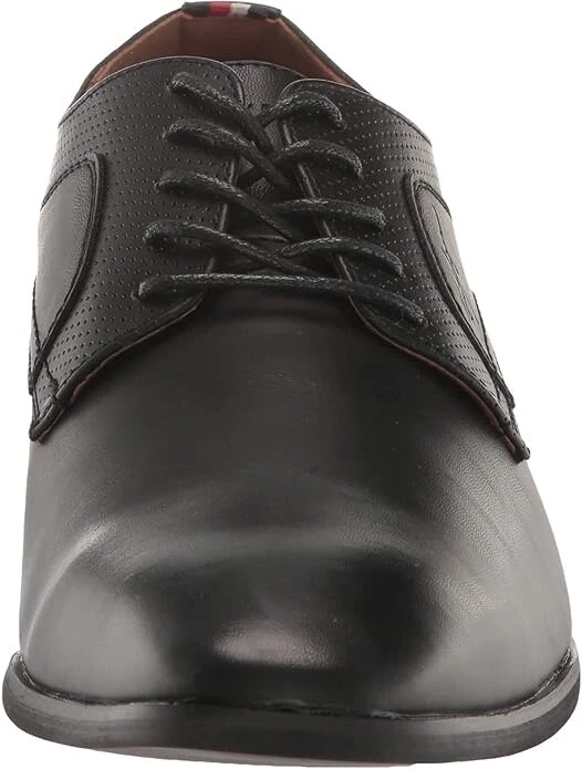 Zapatos de vestir para hombre Tommy Hilfiger Soli negros con cordones tacón espuma viscoelástica punta almendra Foto 4 de 4