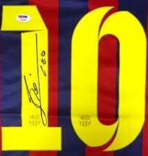 Lionel Messi Signed Barcelona Authentic Jersey PSA DNA Auto with LOA