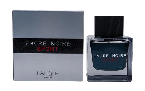 Encre Noire Sport by Lalique Cologne for Men 3.4 oz New In Retail Box