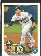 2023 Topps #276 David MacKinnon Rookie Oakland Athletics RC
