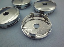 4x Nabenkappen Nabendeckel Felgendeckel Kappen 60,0 mm 57,5 mm Chrom cap030